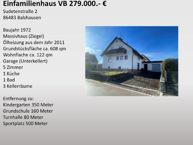 Haus kaufen in Balzhausen, Bayern