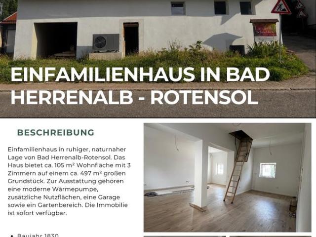Haus kaufen in Herrenalb, Bad Herrenalb