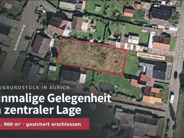 Erdgeschosswohnung kaufen in Aurich, Landkreis Aurich