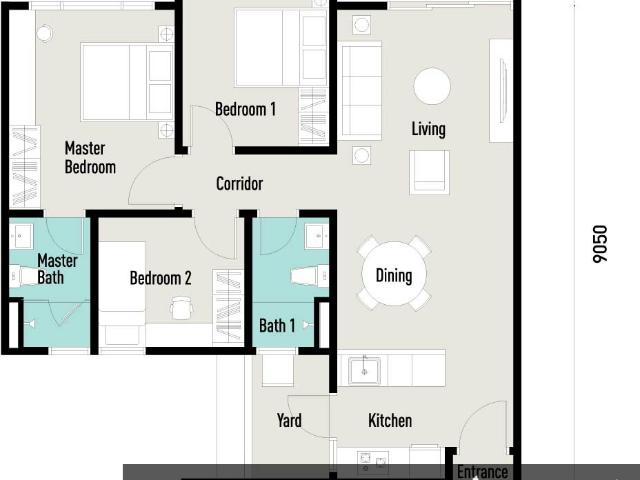 Apartment for rent in Tanjong Sepat, Selangor