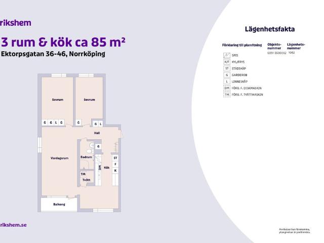 Lägenhet hyra i Norrköping, Östergötland