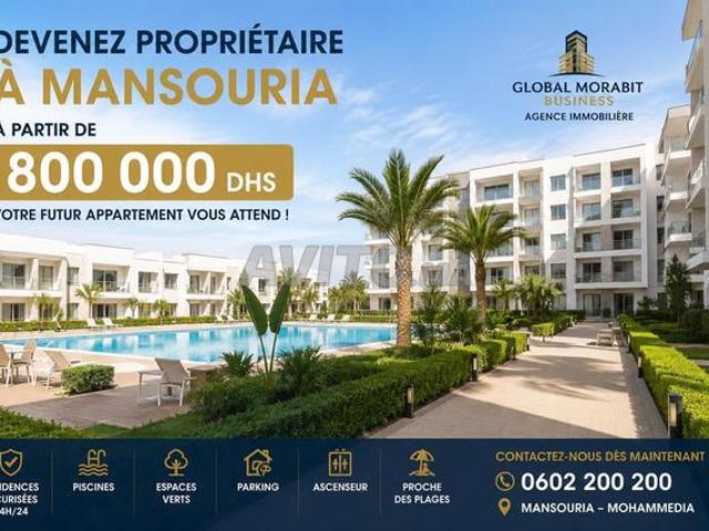 Appartement vente à Mansouria, Gharb-Chrarda-Beni Hssen