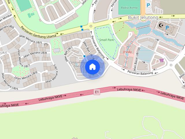 Apartment for rent in Seksyen U8, Shah Alam