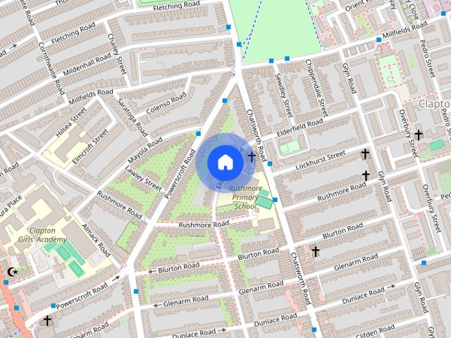House for rent in Clapton Park, Greater London