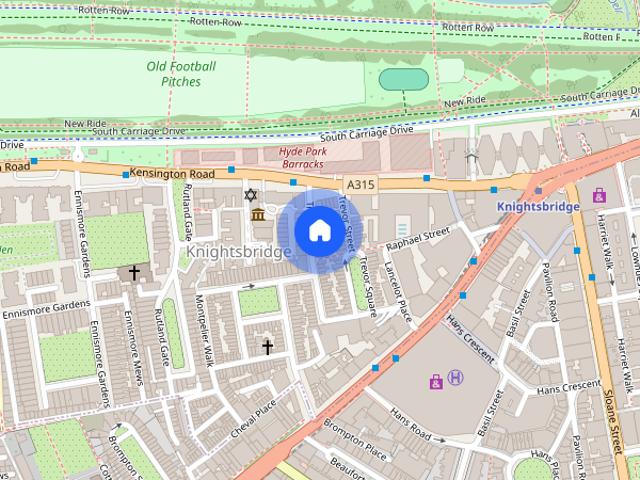 House for rent in Brompton, Knightsbridge