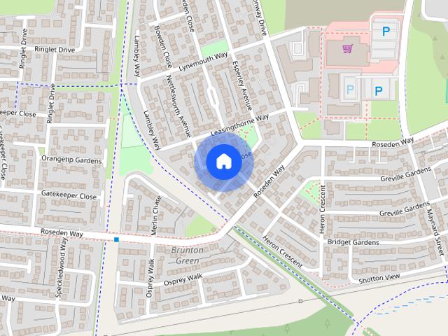 Townhouse for rent in Brunton Grange, Newcastle upon Tyne