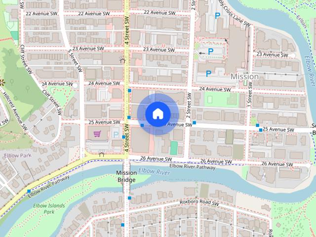 Apartment for rent in Fourth Street BRZ, Calgary
