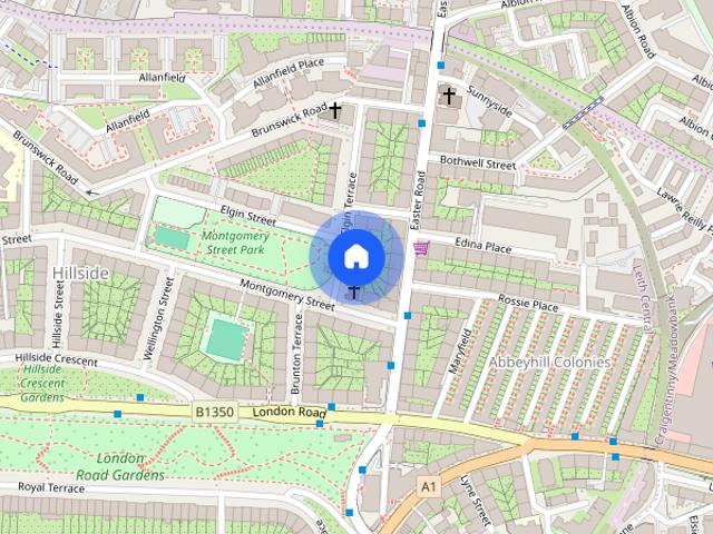 Apartment for rent in Hillside, City of Edinburgh
