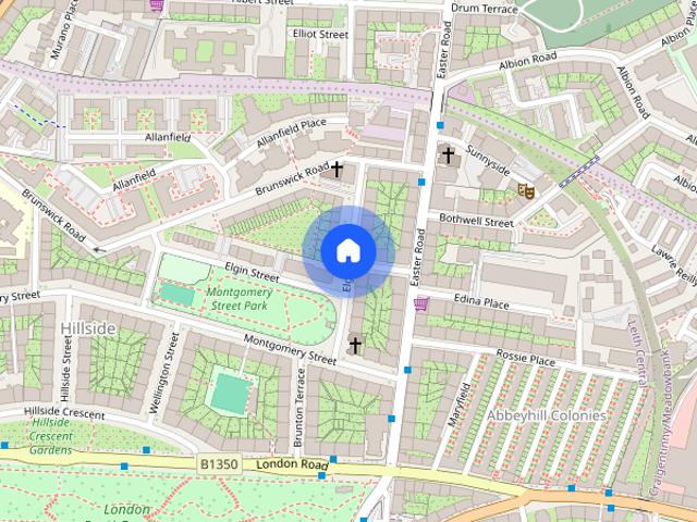 Apartment for rent in Hillside, Leith