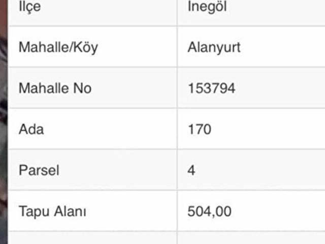 İnegöl, Bursa içerisinde satılık Arsa