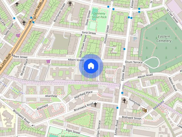 Apartment for rent in Hillside, Leith