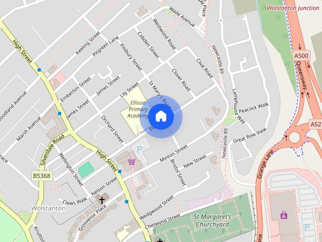 House for rent in Wolstanton, Butterton