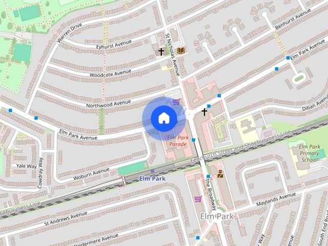 Apartment for rent in Elm Park, Greater London
