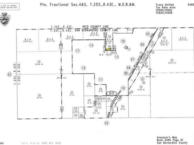 Land for sale in Trona, California