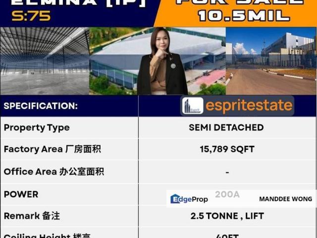 Warehouse for sale in Selayang, Selangor