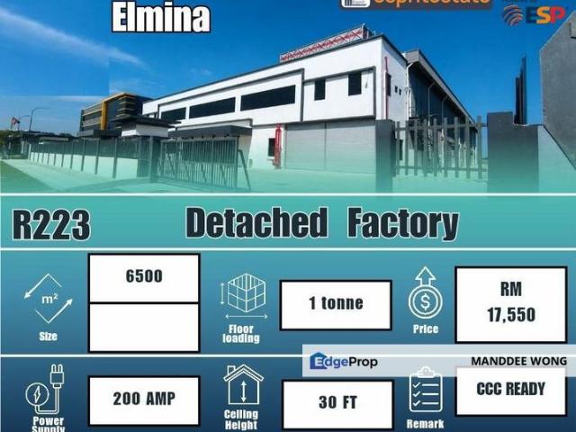 Warehouse for rent in Petaling, Alam Impian