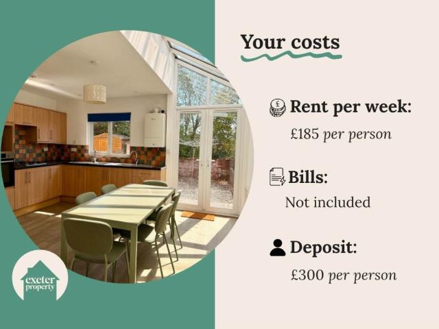 Apartment for rent in Polsloe, Exeter