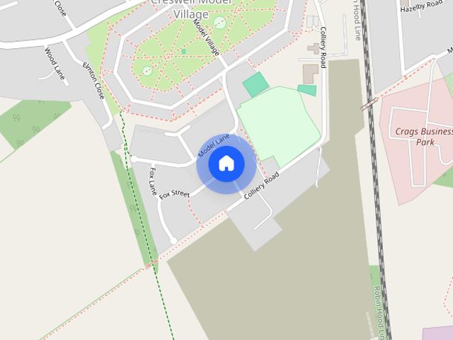 House for rent in Creswell Model Village, Elmton