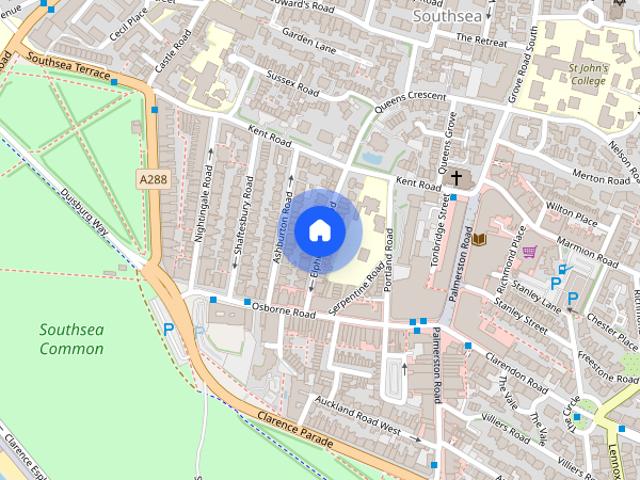 Apartment for rent in Southsea, City Of Portsmouth