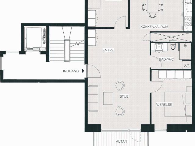 Lejlighed til leje i Rødovre, Brøndby