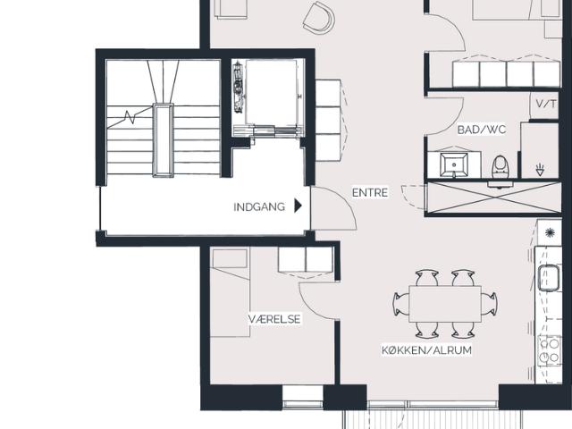 Lejlighed til leje i Rødovre, Brøndby