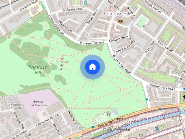 Apartment for rent in Chalk Farm, Cat Hill