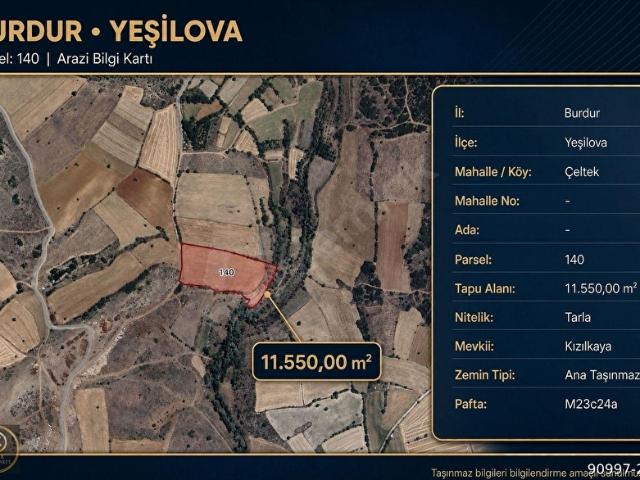 Yeşilova, Burdur içerisinde satılık Arsa