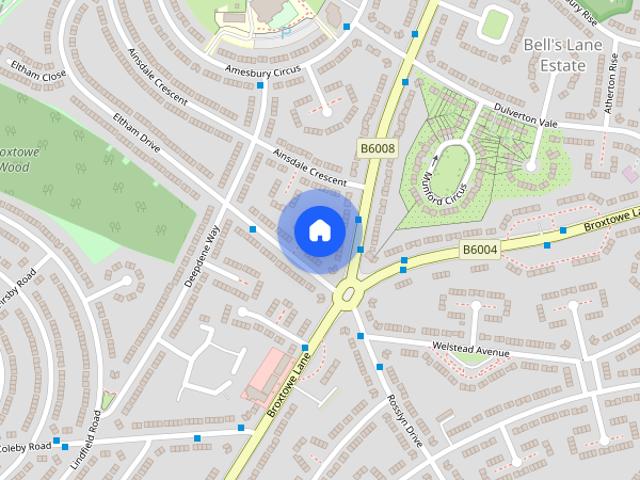House for rent in Bulwell, City of Nottingham