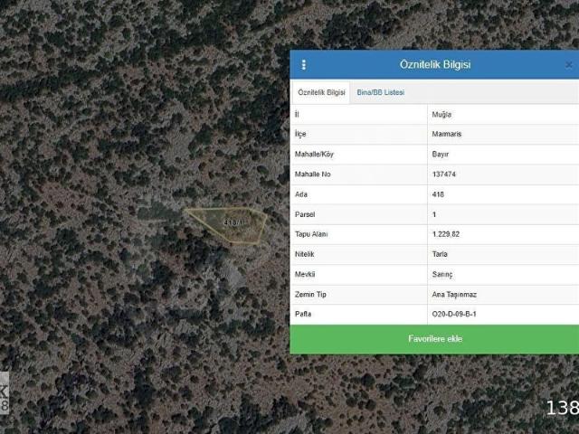 Marmaris, Muğla içerisinde satılık Arsa