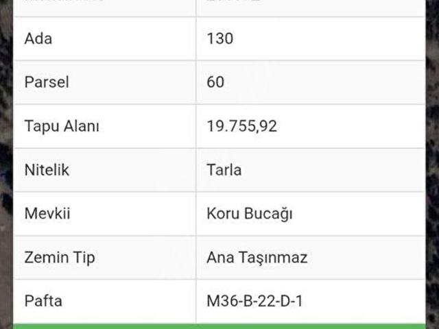 Andirin, Kahramanmaraş içerisinde satılık Arsa
