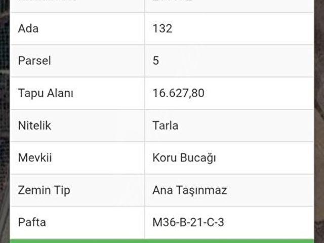 Andirin, Kahramanmaraş içerisinde satılık Arsa