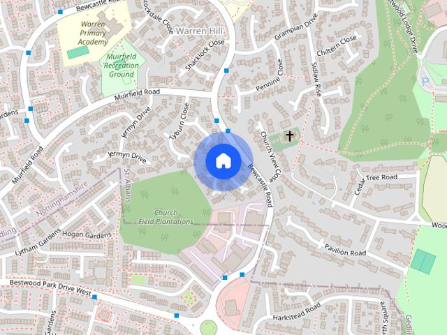 House for rent in Warren Hill, Gedling