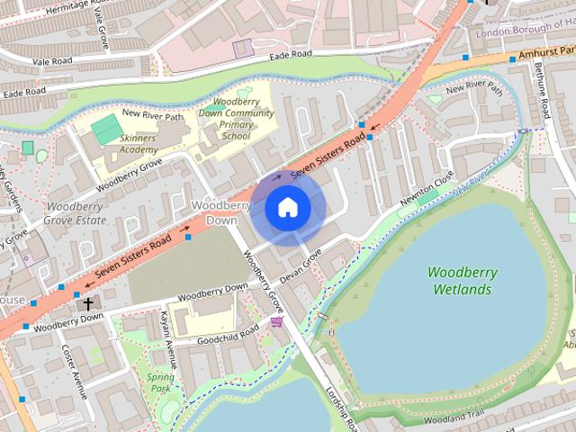 Apartment for rent in Woodberry Down, Stamford Hill