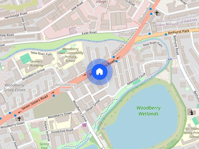 Apartment for rent in Woodberry Down, Stamford Hill