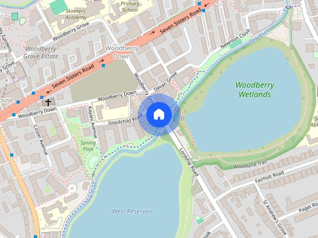 Apartment for rent in Woodberry Down, Stamford Hill