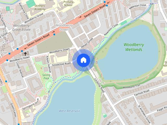 Apartment for rent in Woodberry Down, Stamford Hill