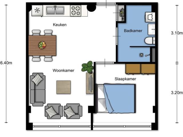 Appartement te huur in Acht, Noord Brabant