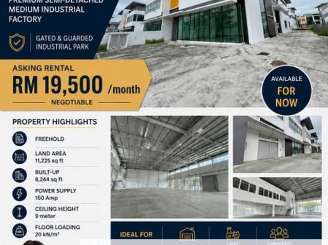 Warehouse for rent in Bukit Ledang, Johor