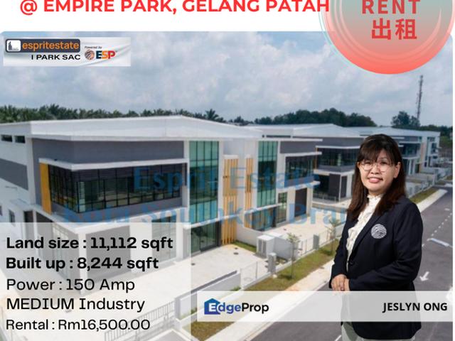 Warehouse for rent in Bukit Ledang, Johor