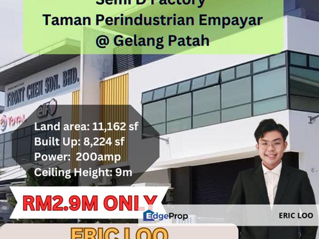 Warehouse for sale in Bukit Ledang, Johor