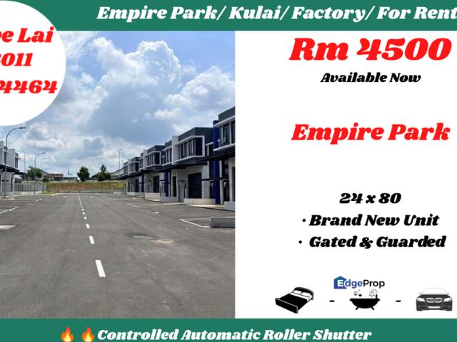 Warehouse for rent in Kulai