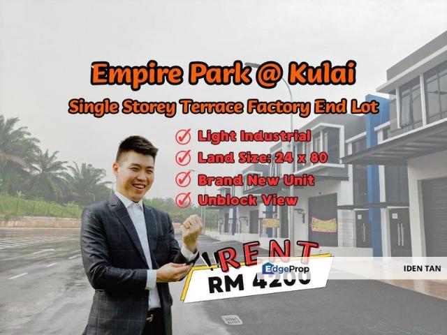 Warehouse for rent in Kulai, Johor