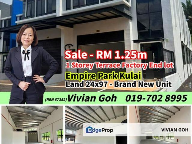 Warehouse for sale in Kulai, Johor