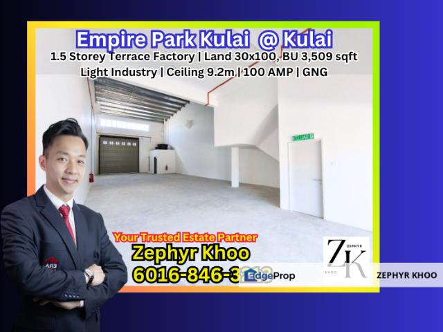 Warehouse for rent in Kulai, Johor