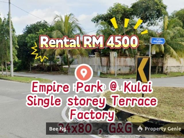 Warehouse for rent in Kulai