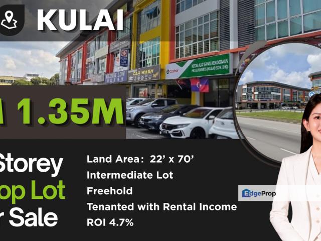 Shop for sale in Taman Kota Kulai, Kulai