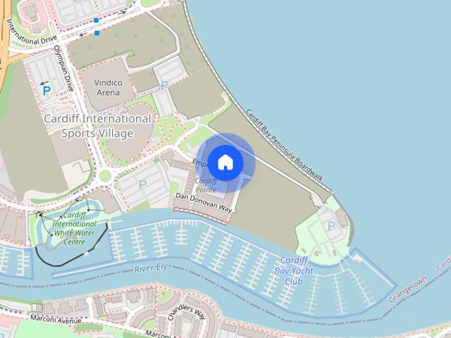 House for rent in Cardiff International Sports Village, Falcon Lodge