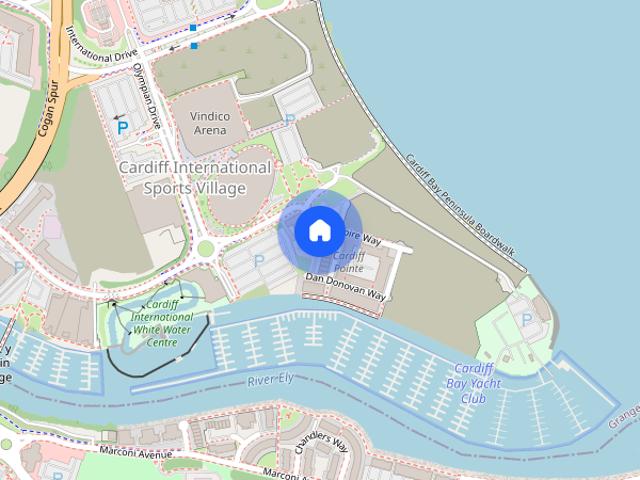 Apartment for rent in Cardiff International Sports Village, Falcon Lodge