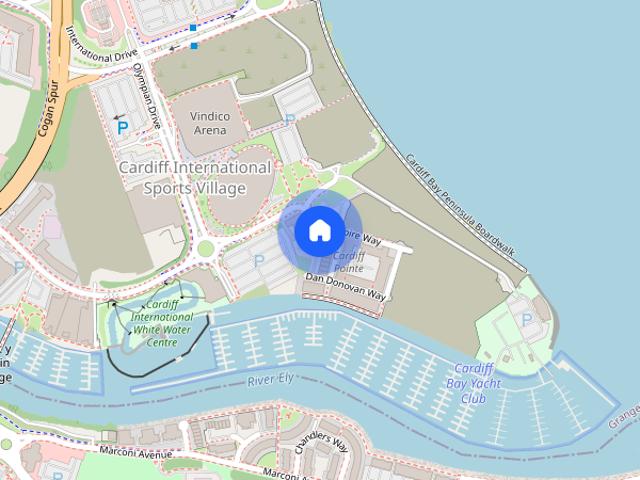 Apartment for rent in Cardiff International Sports Village, Falcon Lodge