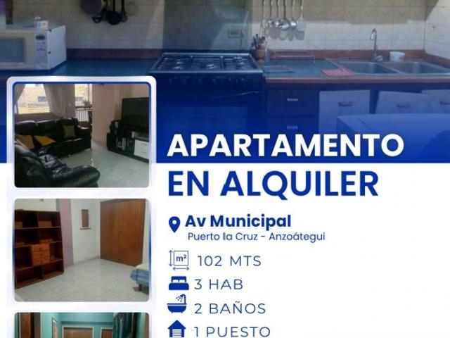Apartamento en alquiler en Puerto La Cruz, Amazonas